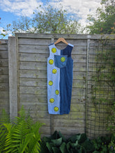 Load image into Gallery viewer, Unisex 'Reworked' Kids Denim 'Smiley' Dungarees Age 4-5 Years