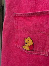 Load image into Gallery viewer, Red Denim Pinafore Dress Age 2-3 Years