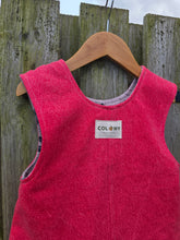 Load image into Gallery viewer, Red Denim Pinafore Dress Age 2-3 Years