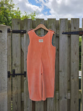 Load image into Gallery viewer, 'Reworked' unisex children's denim dungarees Age 2-3 years