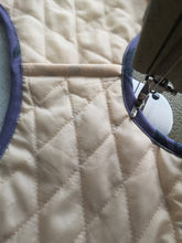 Load image into Gallery viewer, Cream with black spot quilted Kids gilet.