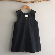Load image into Gallery viewer, Raw Denim Pinafore Dress Age 5-6 Years