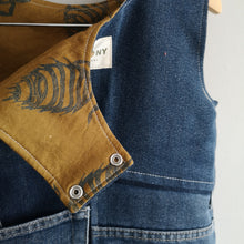 Load image into Gallery viewer, &#39;Reworked&#39; unisex children&#39;s denim dungarees Age 2-3 years
