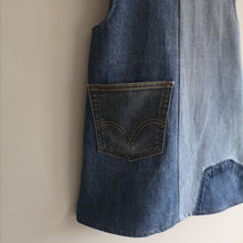Load image into Gallery viewer, Denim Girls Dungaree Pinafore Dress Age 4-5 Years