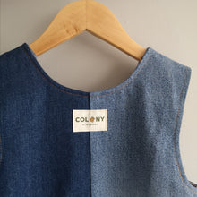 Load image into Gallery viewer, Denim Girls Dungaree Pinafore Dress Age 4-5 Years