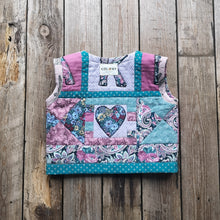Load image into Gallery viewer, Patchwork Quilted Gilet Age 2-3 Years