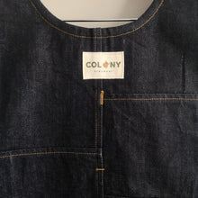 Load image into Gallery viewer, Raw Denim Pinafore Dress Age 5-6 Years