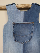 Load image into Gallery viewer, Unisex 'Reworked' Kids Denim Dungarees Age 3-4 Years