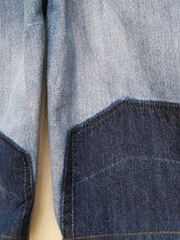 Load image into Gallery viewer, Unisex 'Reworked' Kids Denim Dungarees Age 3-4 Years