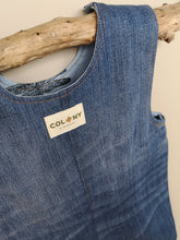 Load image into Gallery viewer, Unisex 'Reworked' Kids Denim Dungarees Age 3-4 Years