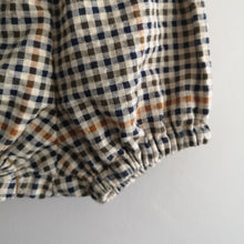 Load image into Gallery viewer, Unisex cotton Check Baby Bloomers Age 6-12 Months