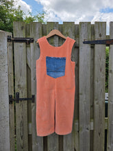 Load image into Gallery viewer, &#39;Reworked&#39; unisex children&#39;s denim dungarees Age 2-3 years
