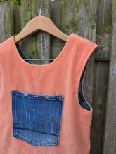 Load image into Gallery viewer, &#39;Reworked&#39; unisex children&#39;s denim dungarees Age 2-3 years
