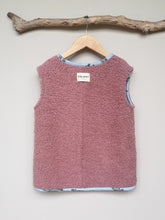 Load image into Gallery viewer, Oversized Textured Pink Gilet Age 5-6 Years
