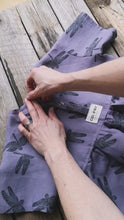 Load and play video in Gallery viewer, Dragonfly Print T Shirt Dress
