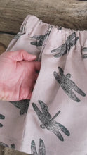 Load and play video in Gallery viewer, Dragonfly Print Linen/Cotton Children&#39;s Shorts
