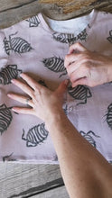 Load and play video in Gallery viewer, Woodlouse Print Linen/Cotton Toddler &amp; Children&#39;s Shirt
