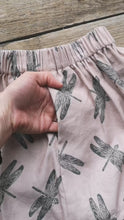 Load and play video in Gallery viewer, Dragonfly Print Linen/Cotton Children&#39;s Skirt
