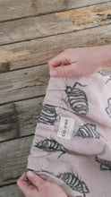 Load and play video in Gallery viewer, Woodlouse Print Linen/Cotton Children&#39;s Shorts
