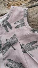 Load and play video in Gallery viewer, Dragonfly Linen/Cotton Printed Baby &amp; Toddler Romper
