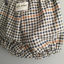 Load image into Gallery viewer, Unisex cotton Check Baby Bloomers Age 6-12 Months
