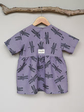 Load image into Gallery viewer, Dragonfly Print T Shirt Dress
