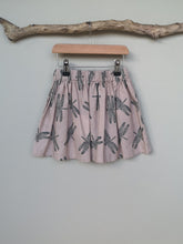 Load image into Gallery viewer, Dragonfly Print Linen/Cotton Children&#39;s Skirt
