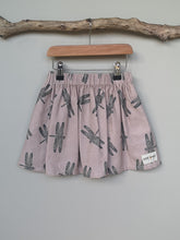 Load image into Gallery viewer, Dragonfly Print Linen/Cotton Children&#39;s Skirt
