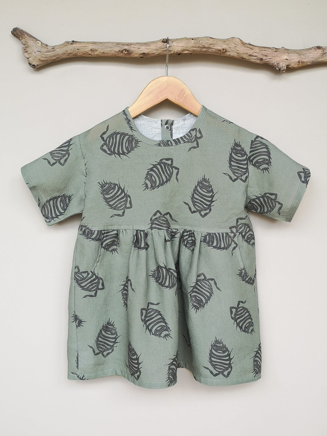 Woodlouse Print T Shirt Dress