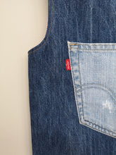 Load image into Gallery viewer, Unisex &#39;Reworked&#39; Kids Denim Dungarees Age 2-3 Years

