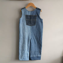 Load image into Gallery viewer, &#39;Reworked&#39; unisex childrens dungarees Age 2-3 years
