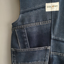 Load image into Gallery viewer, &#39;Reworked&#39; unisex childrens dungarees Age 2-3 years
