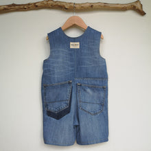 Load image into Gallery viewer, Short Denim Unisex Childrens Dungarees Aged 4-5 Years
