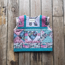 Load image into Gallery viewer, Patchwork Quilted Gilet Age 2-3 Years
