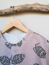 Load image into Gallery viewer, Woodlouse Print Linen/Cotton Toddler &amp; Children&#39;s Shirt
