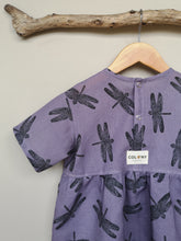 Load image into Gallery viewer, Dragonfly Print T Shirt Dress
