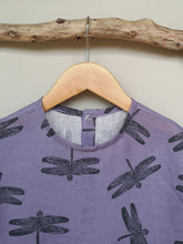 Load image into Gallery viewer, Dragonfly Print T Shirt Dress
