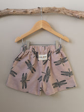 Load image into Gallery viewer, Dragonfly Print Linen/Cotton Children&#39;s Shorts

