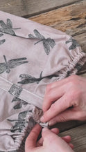 Load and play video in Gallery viewer, Dragonfly Linen/Cotton Printed Baby &amp; Toddler Romper
