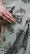 Load and play video in Gallery viewer, Woodlouse Print T Shirt Dress
